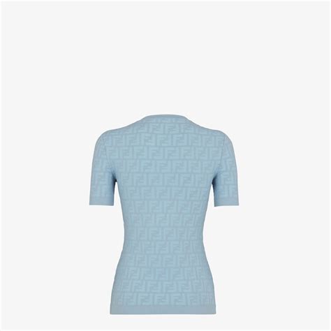 fendi sweaterfemale button|fendi light blue viscose.